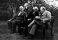 Image 15Roosevelt, İnönü and Churchill at the Second Cairo Conference which was held between 4–6 December 1943. (from History of Turkey)