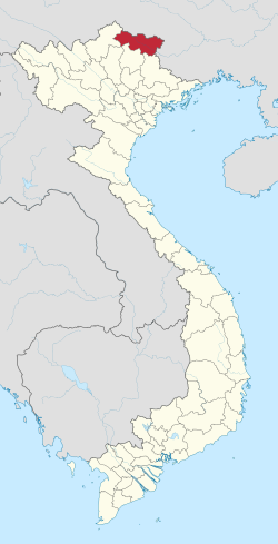 Location of Cao Bằng within Vietnam