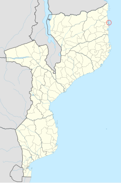 District location in Mozambique