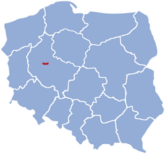 Mapa przebiegu linii kolejowej 369