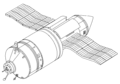 Kvant-1 with its orbital tug attached