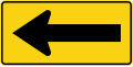 Curve marker to left