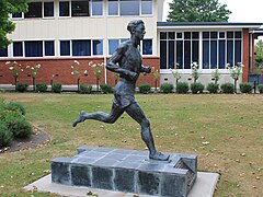 Statue at Timaru Boy's High