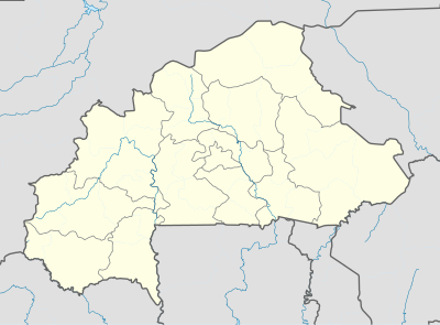 Mapa konturowa Burkina Faso