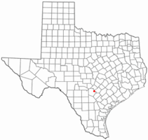 Location of Converse, Texas