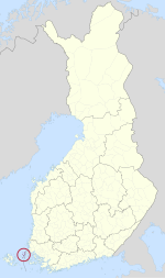 Location o Brändö in Finland