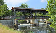 Un des barrages à Lübben.