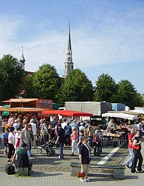 Markedspladsen i Heide