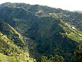 The village of Tabua over one of the tributaries of the Ribeira Brava ravine