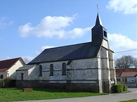 The church of Noyelles-lès-Humières