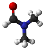 Molecuulmodel van dimethylformamide