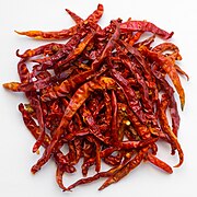 Dried Thai bird's eye chilies