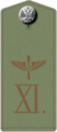 Повседневный погон рядового 11-го корпусного авиационного отряда
