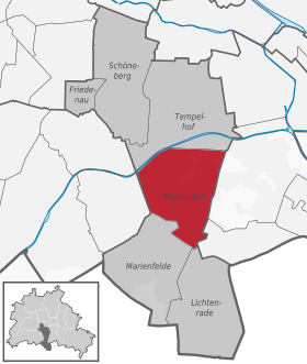 Localisation de Berlin-Mariendorf