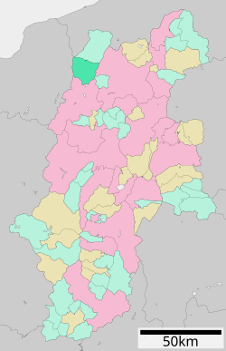 Location of Hakuba in Nagano Prefecture