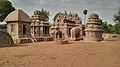 Image 20Rock cut monuments in Mahabalipuram built by the Pallavas (from Tamils)