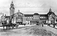 Der Hauptbahnhof 1906, kurz nach seiner Eröffnung