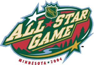 Das offizielle Logo des NHL All-Star Games 2004 in St. Paul