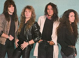 (L to R) Greg Chaisson, Eric Singer, Ray Gillen, Jake E. Lee