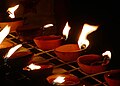 Image 24Diyas lighting on Divali night in Trinidad and Tobago. (from Culture of Trinidad and Tobago)