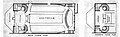 The floor plan of The Crosstown.