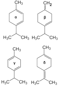 α- β- γ- δ-terpineno