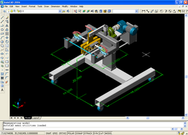 Скриншот программы AutoCAD