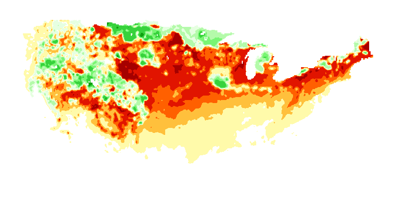 Snowcover Equivalent Anomaly VIC