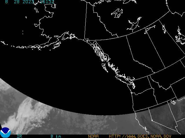 Alaska infrared image