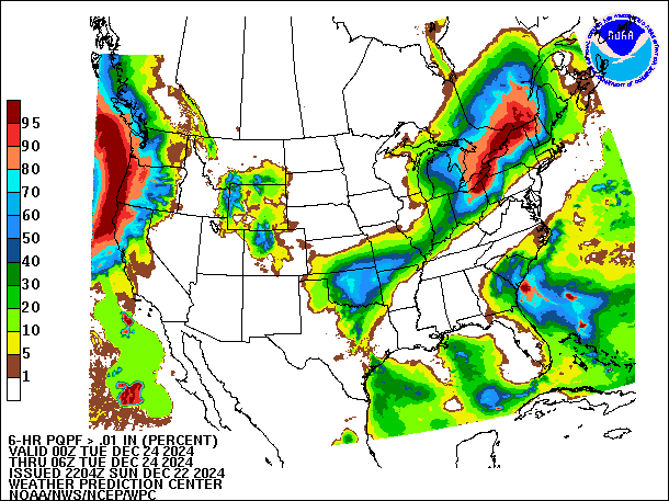 6-Hour PQPF valid 06Z December 24, 2024