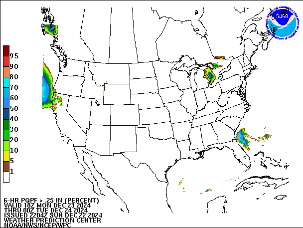 6-Hour PQPF valid 00Z December 24, 2024