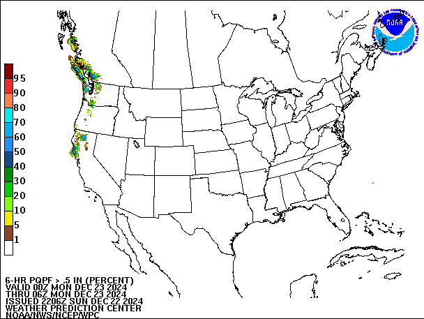 6-Hour PQPF valid 06Z December 23, 2024