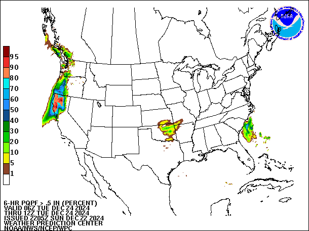 6-Hour PQPF valid 12Z December 24, 2024