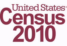 Logo of Census 2010. Click to go to official Web site.