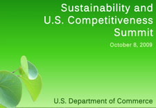 ITA Sustainability and U.S. Competitiveness Summit logo. Click for larger image.