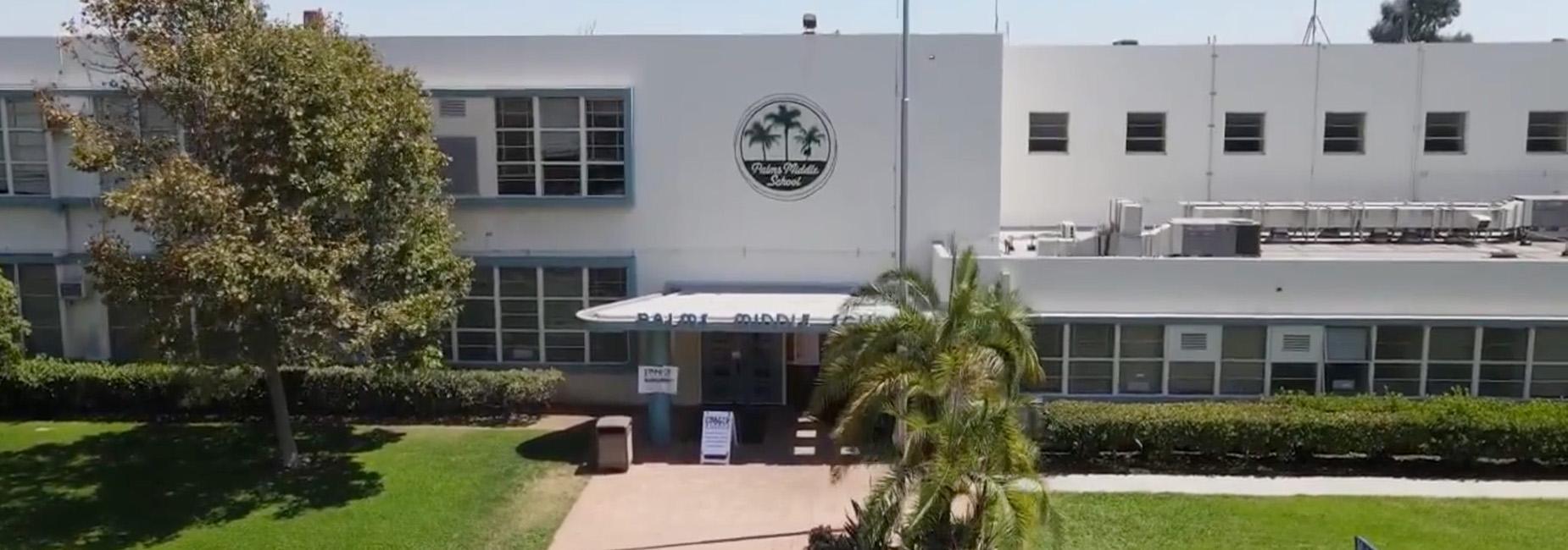 Palms Middle School entrance