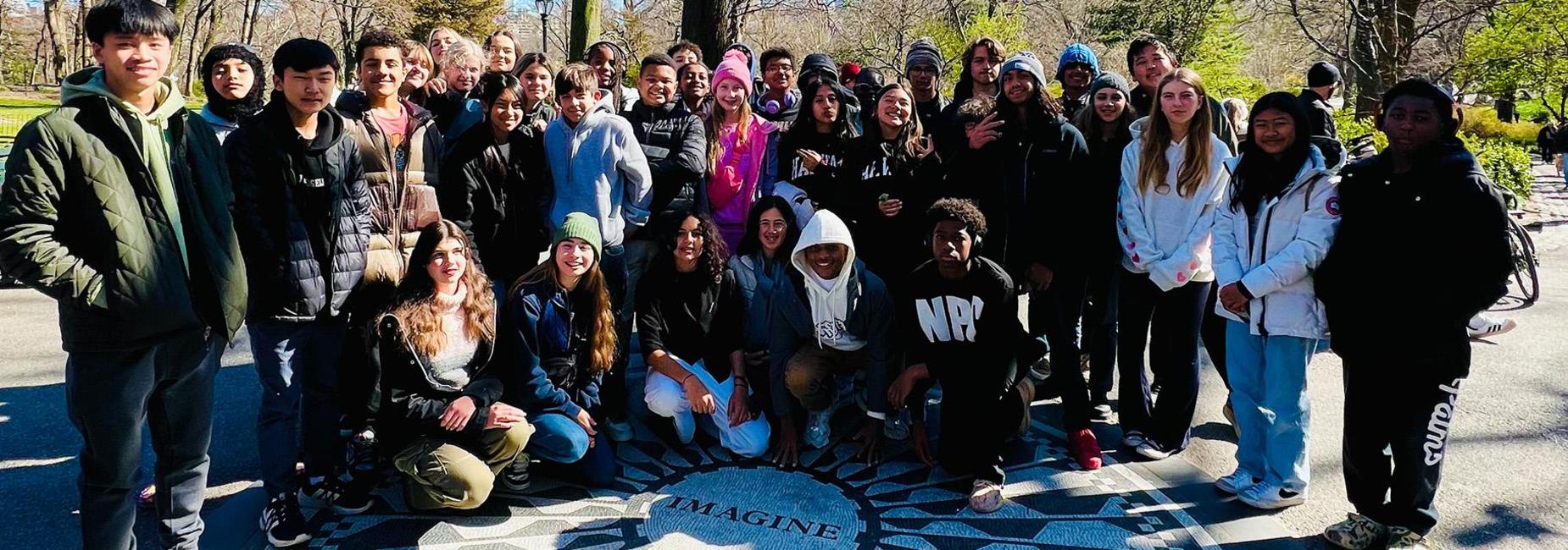 East coast trip: John Lennon Memorial