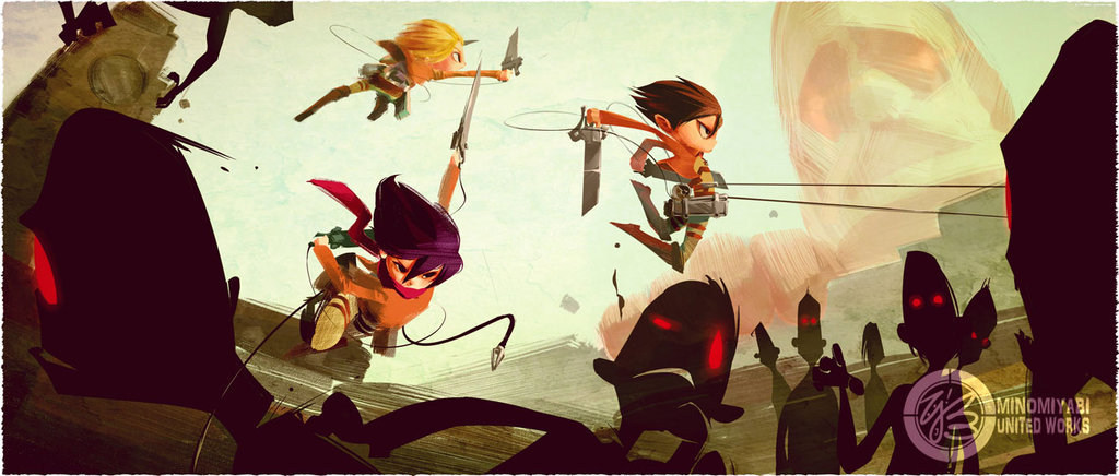 Attack on Titans by minomiyabi
Such art. Much beauty. Wow.