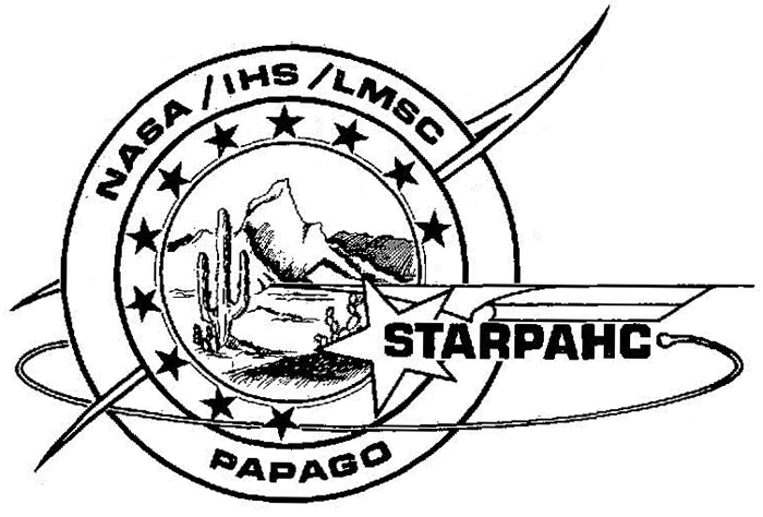 Space Technology logo combined with Rural Papago Advanced Health Care logo