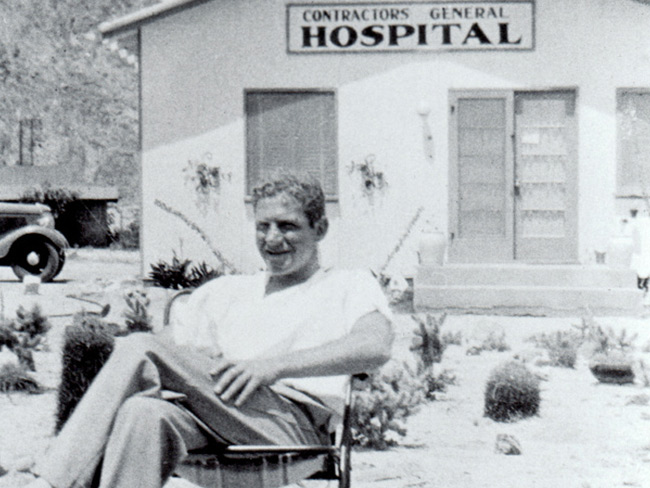 Dr. Sidney Garfield at Contractors General Hospital, 1935