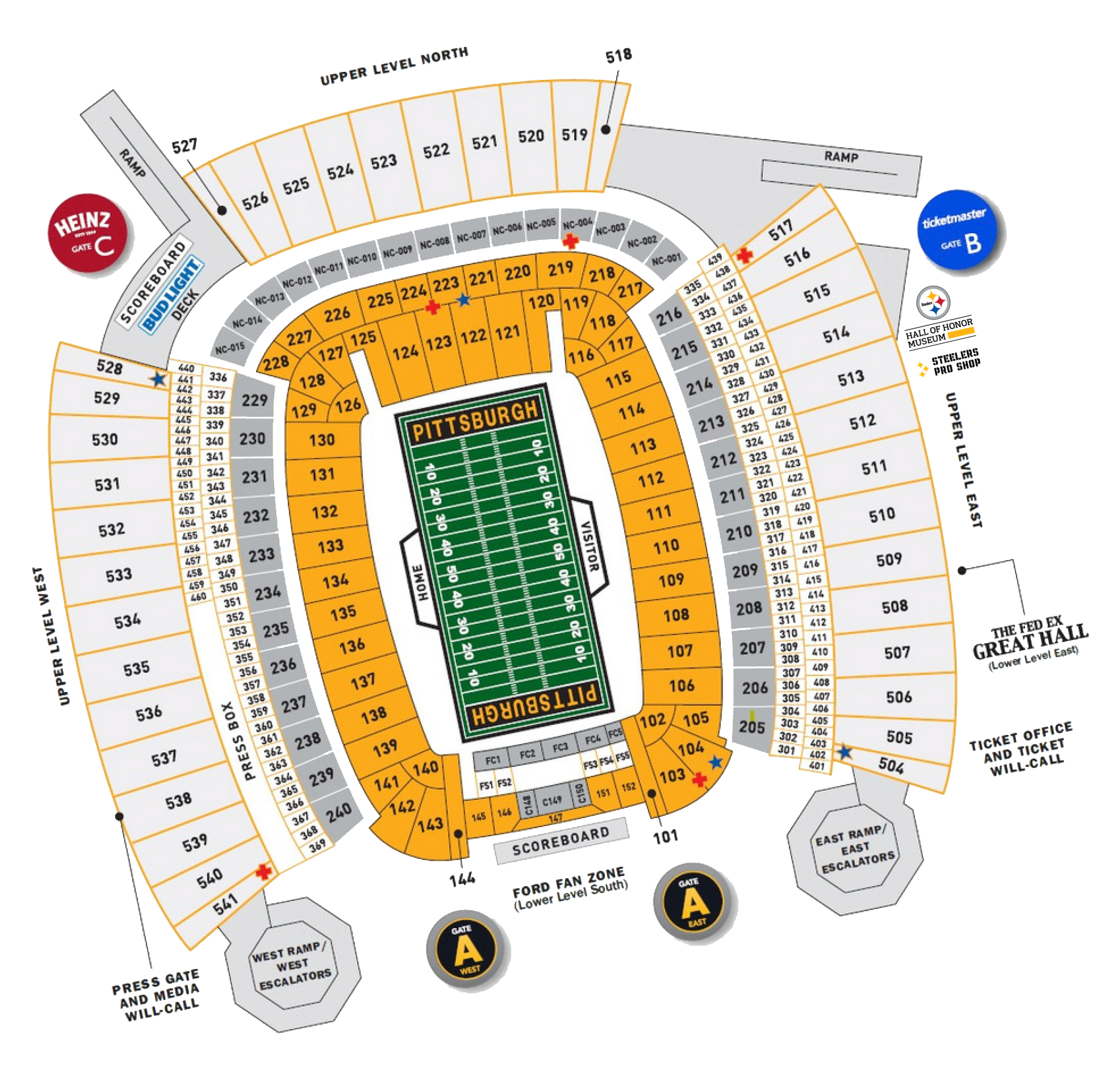 2023-acrisure-stadium-map-all-levels