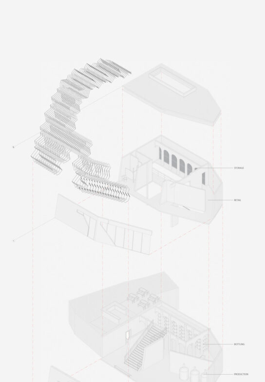 schematic drawing of a structure