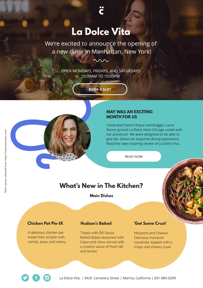 Creative Newsletter Template