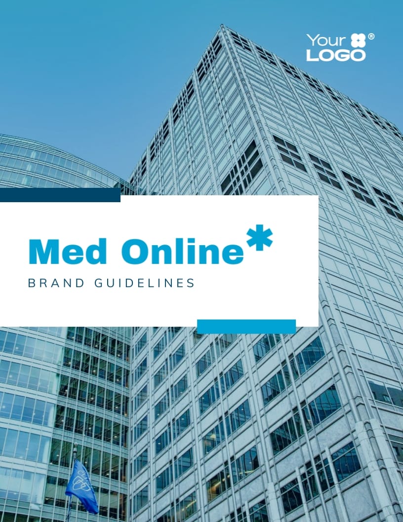 E-Medicine Store Brand Guidelines Template