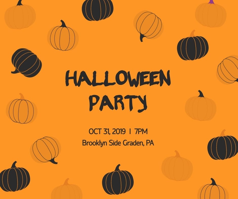 Halloween Party - Facebook Post Template