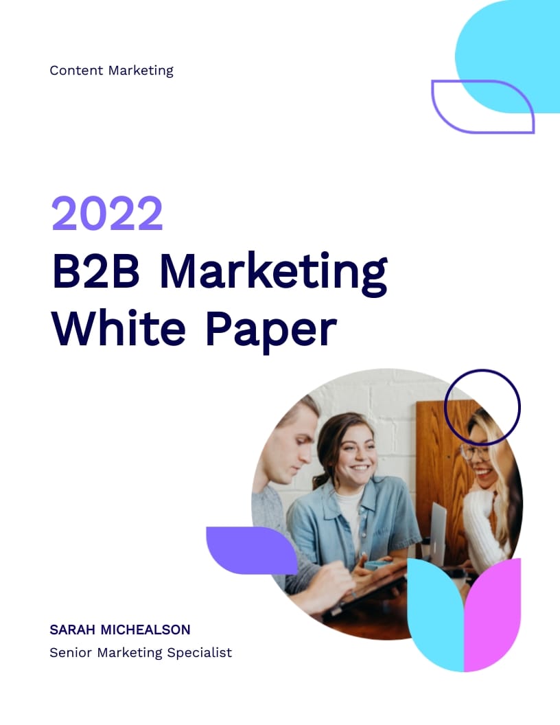 Marketing White Paper Şablon