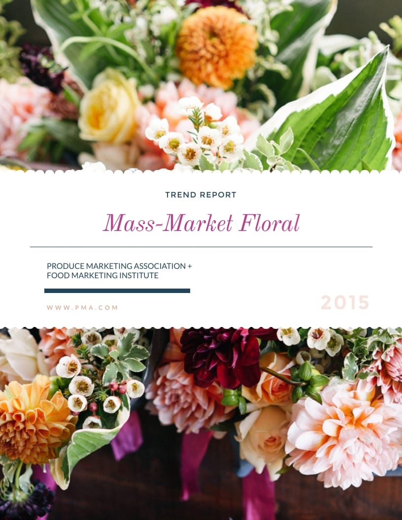 Mass Market Floral Report Template