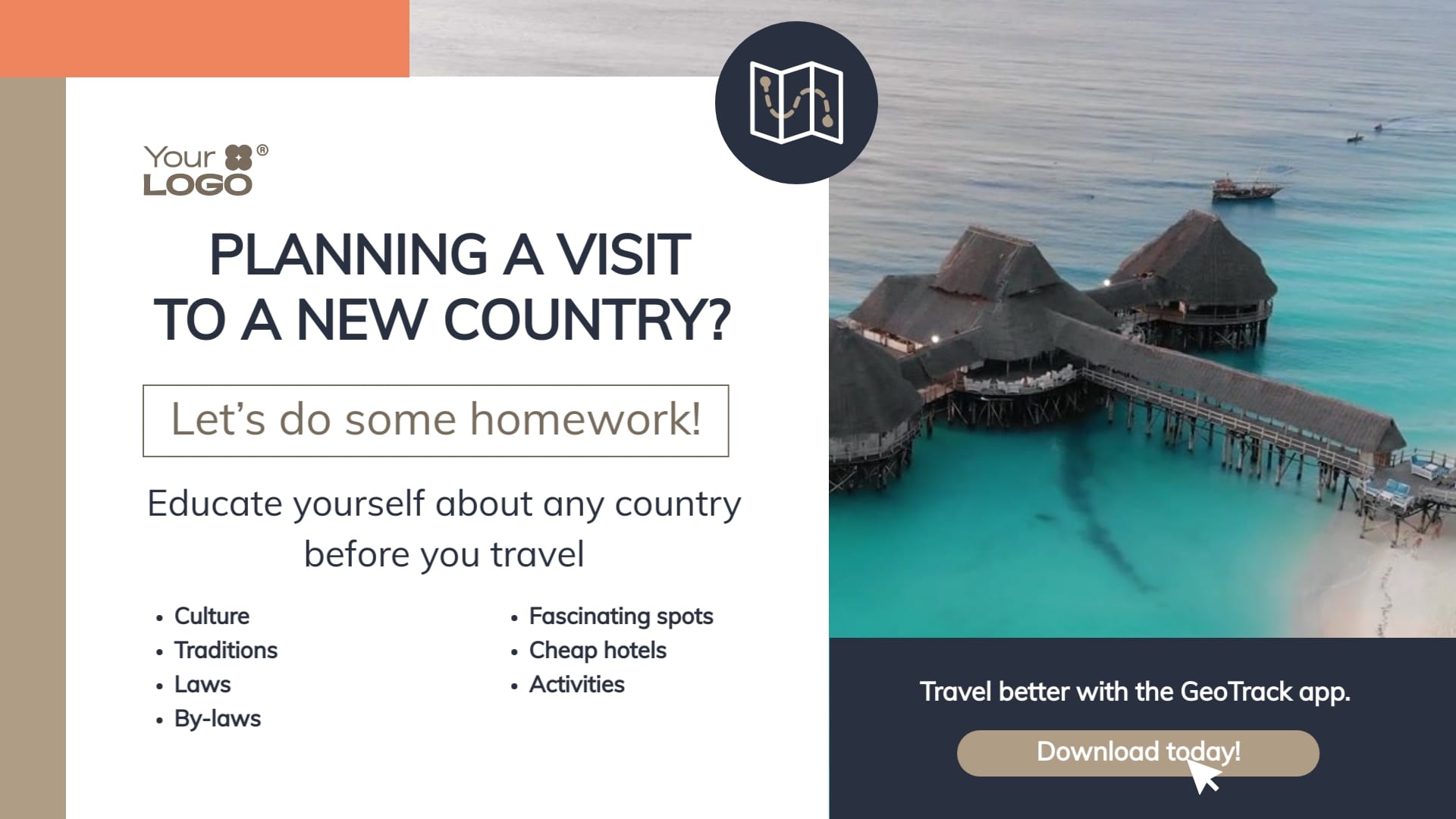 Travel App Promo Video Template