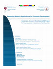 Research paper thumbnail of Assessing Network Applications for Economic Development