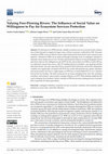 Research paper thumbnail of Valuing Free-Flowing Rivers: The Influence of Social Value on Willingness to Pay for Ecosystem Services Protection